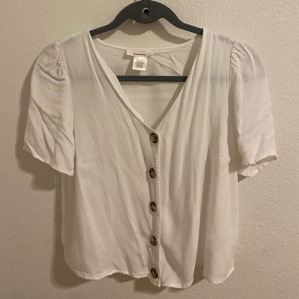 White urban romantics button down blouse.